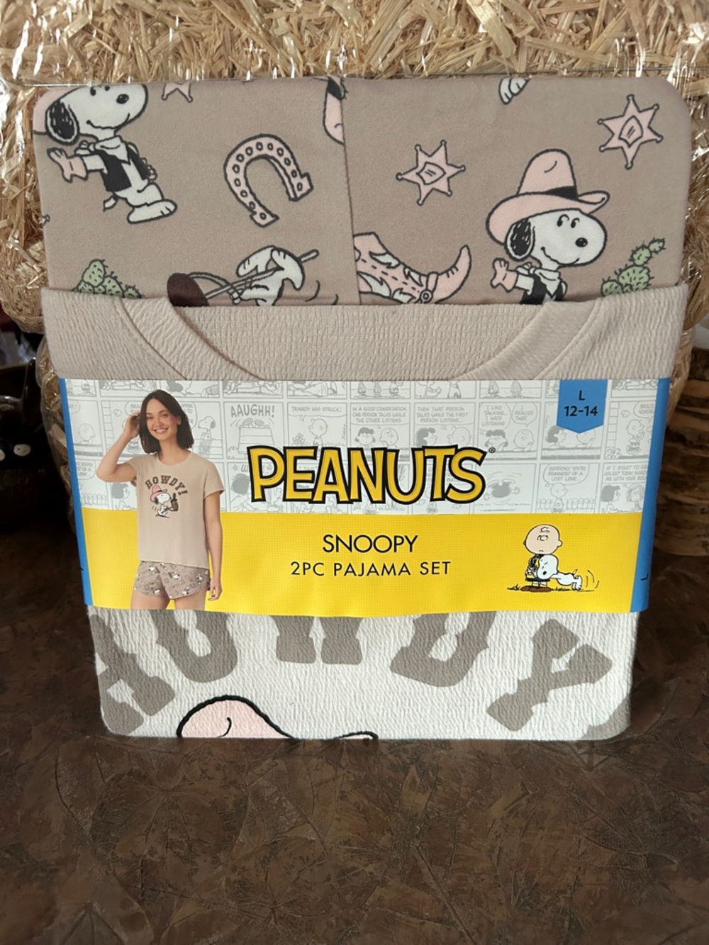 Peanuts Snoopy “HOWDY” Women’s Cowgirl Pajama Set